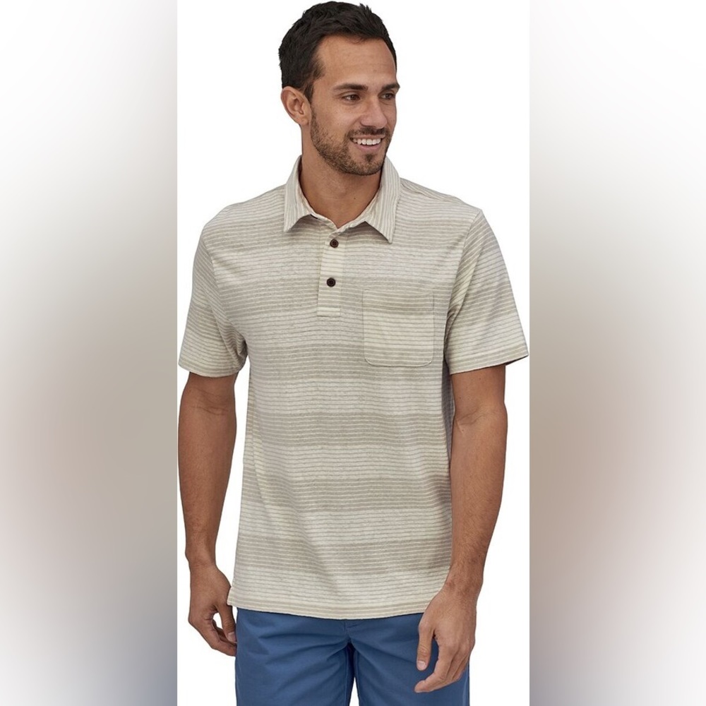 Patagonia Men’s Trail Harbor Polo - White Medium